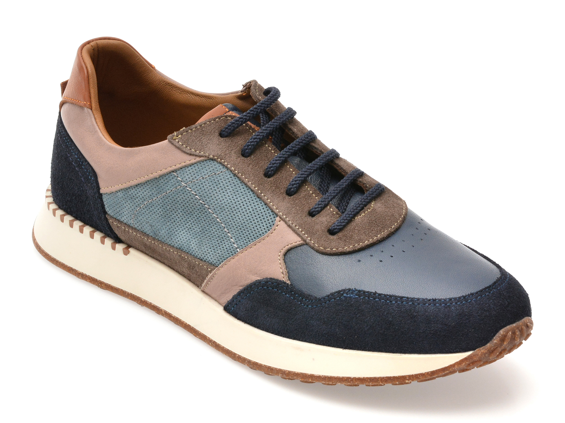 Pantofi Bite the Bullet Bleumarin din Piele Naturală