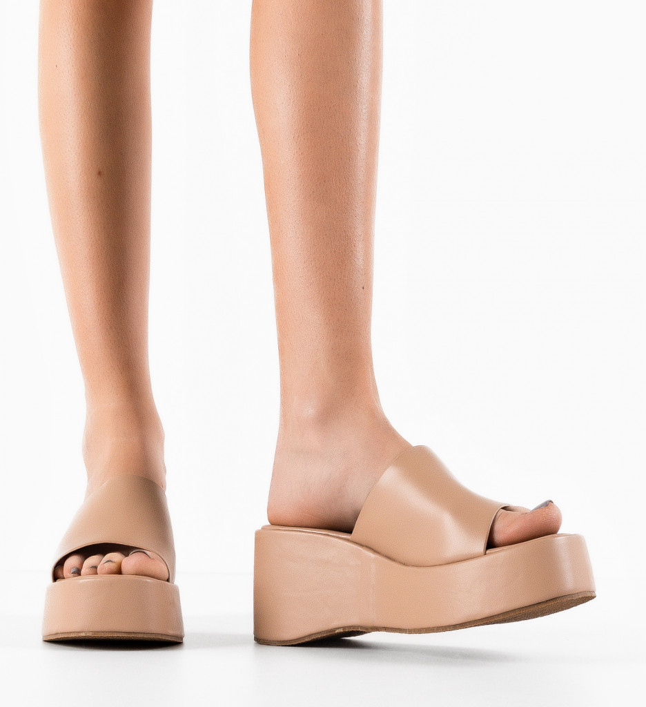 Papuci dama Haras Bej - Confort si Eleganta - imagine 2