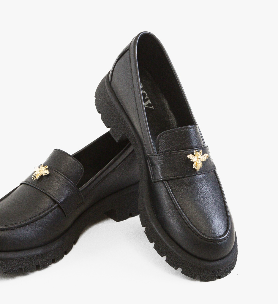 Pantofi Casual Dama Fosere Negri – Eleganță și Confort - imagine 4