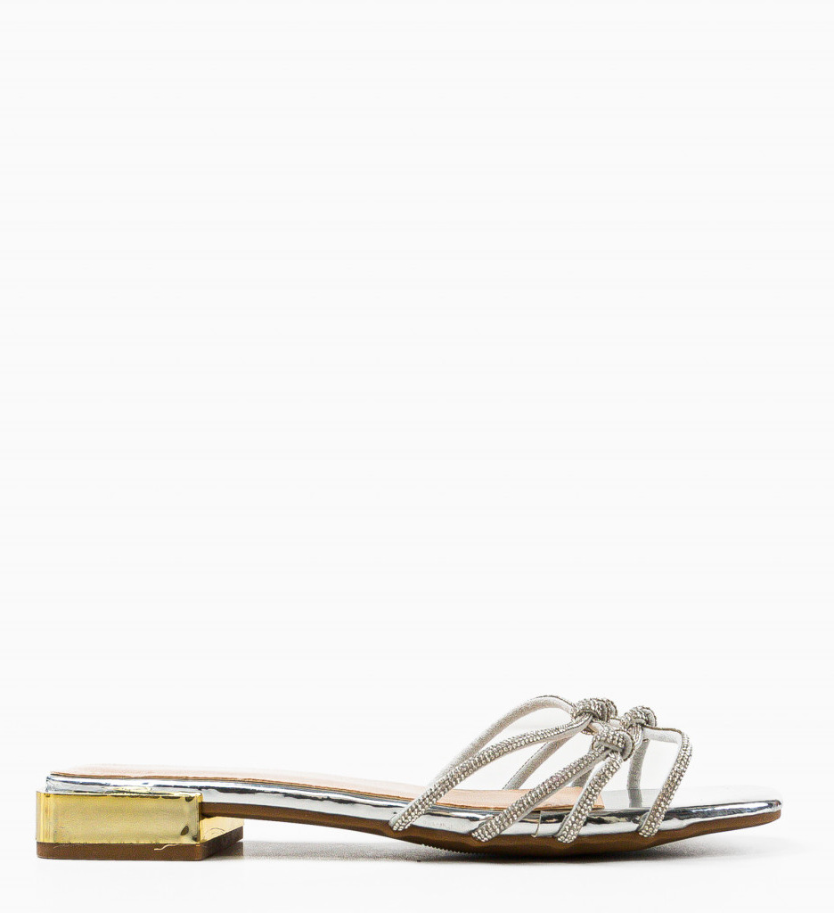 Papuci Dama Argintii Dia - Stil și Confort - imagine 5