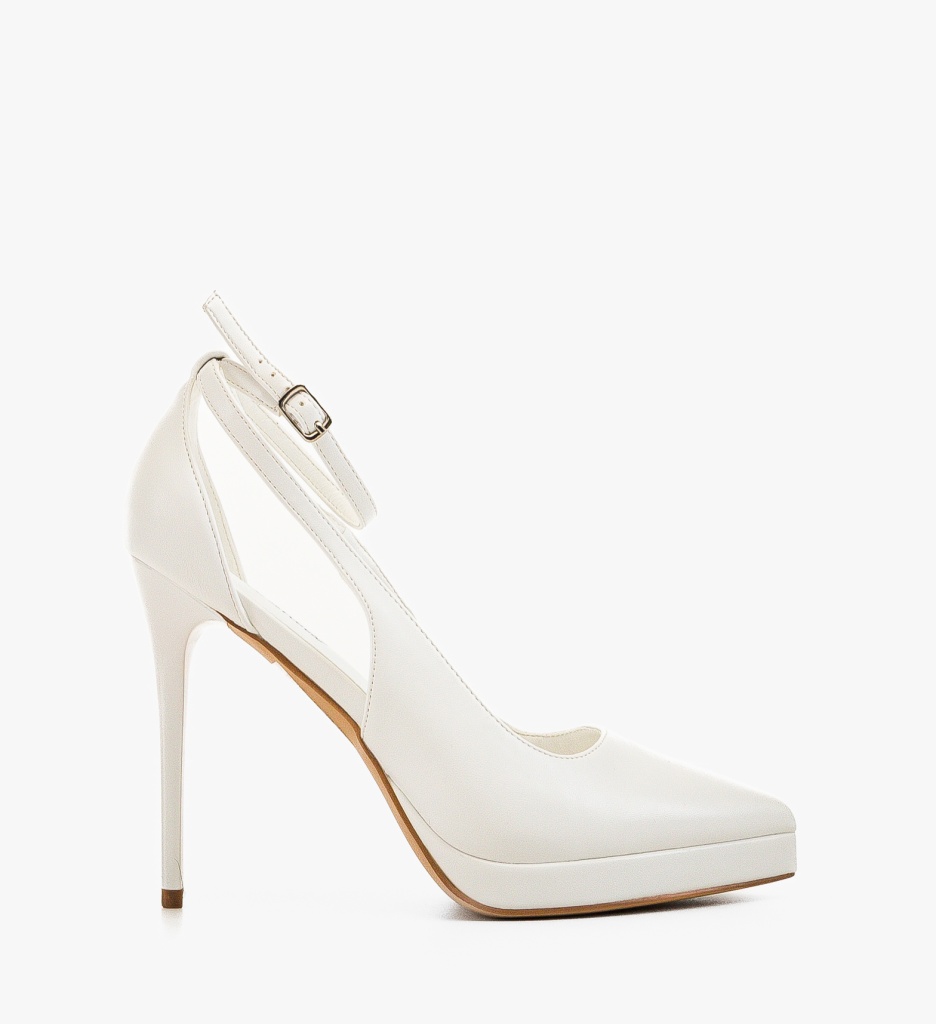 Pantofi dama Mullen Albi | Eleganță și Stil - imagine 2