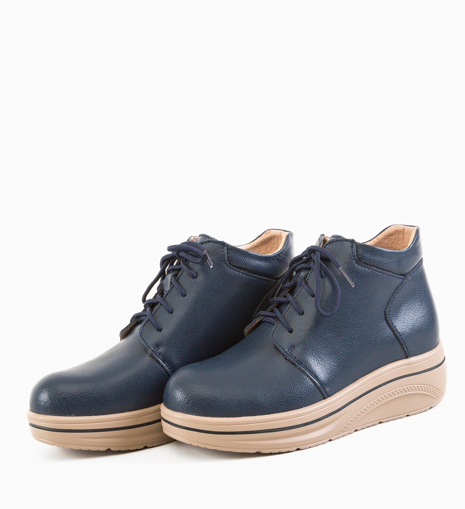 Pantofi Casual Palerma Bleumarin - Confort și Stil - imagine 8