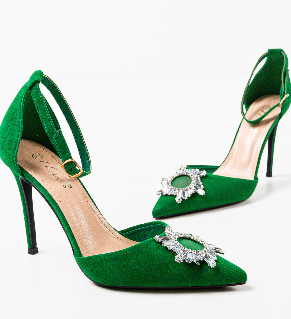 Pantofi dama Honor Verzi - Eleganță la fiecare pas - imagine 7