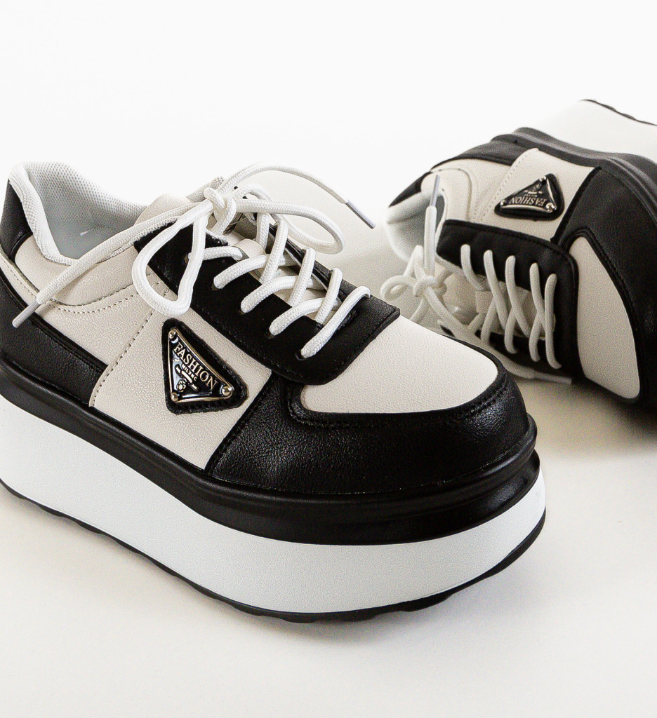 Sneakers Dama Shionoi Negri | Confort și Stil - imagine 8