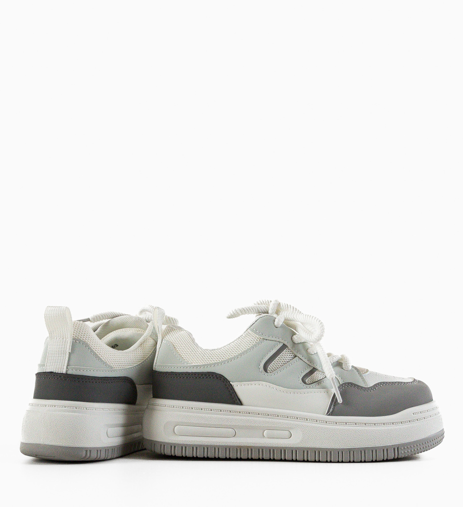 Sneakers Dama Goffe Gri | Confort Zilnic - imagine 4