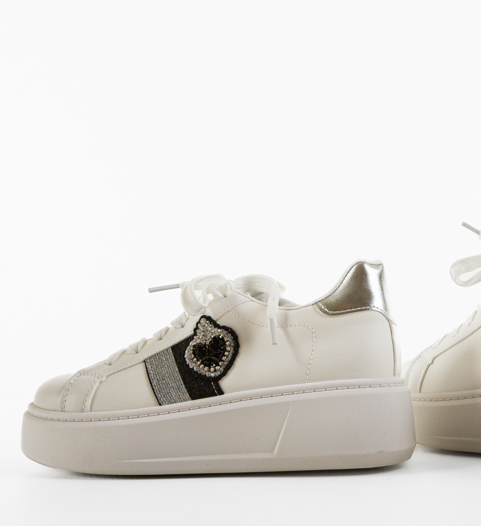 Pantofi Sport Keira Albi | Confort și Stil Urban - imagine 5