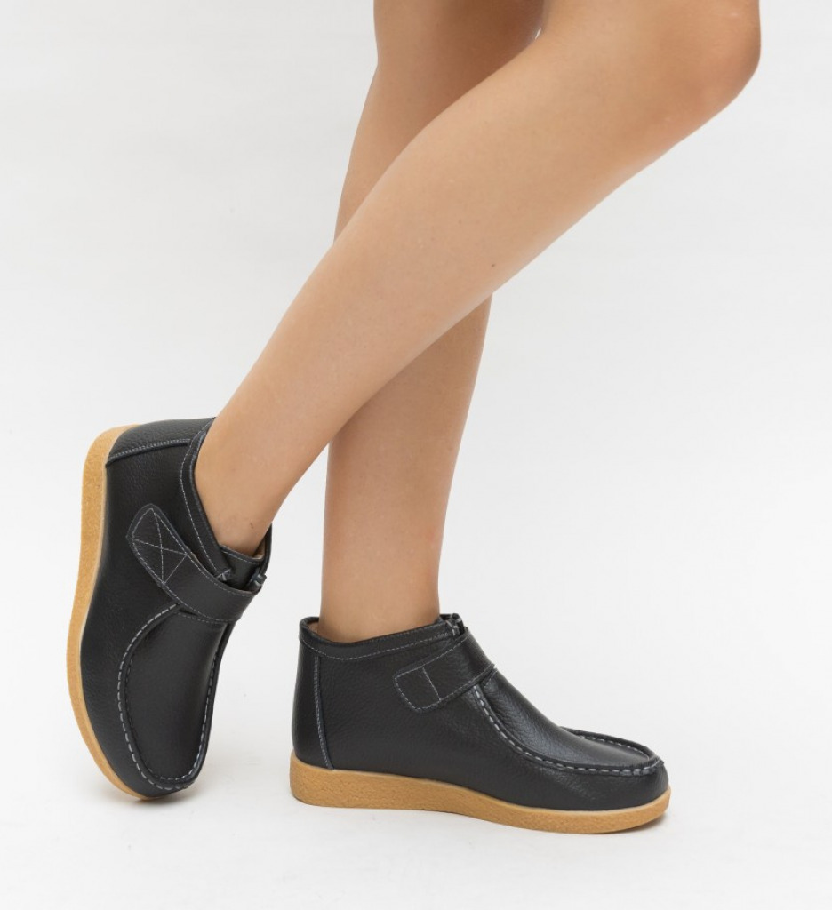 Pantofi Casual Debir Negri - Stil și Versatilitate - imagine 3