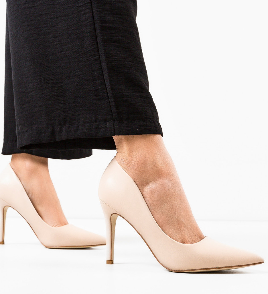 Pantofi dama Howe Bej | Eleganță și Stil - imagine 3