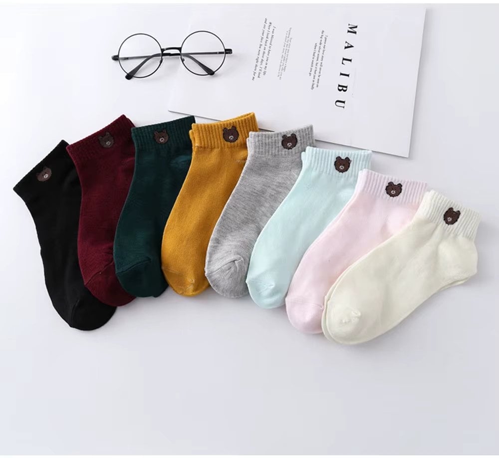 Picadili Sosete Dama 5 Perechi Alb 35-39 - imagine 4