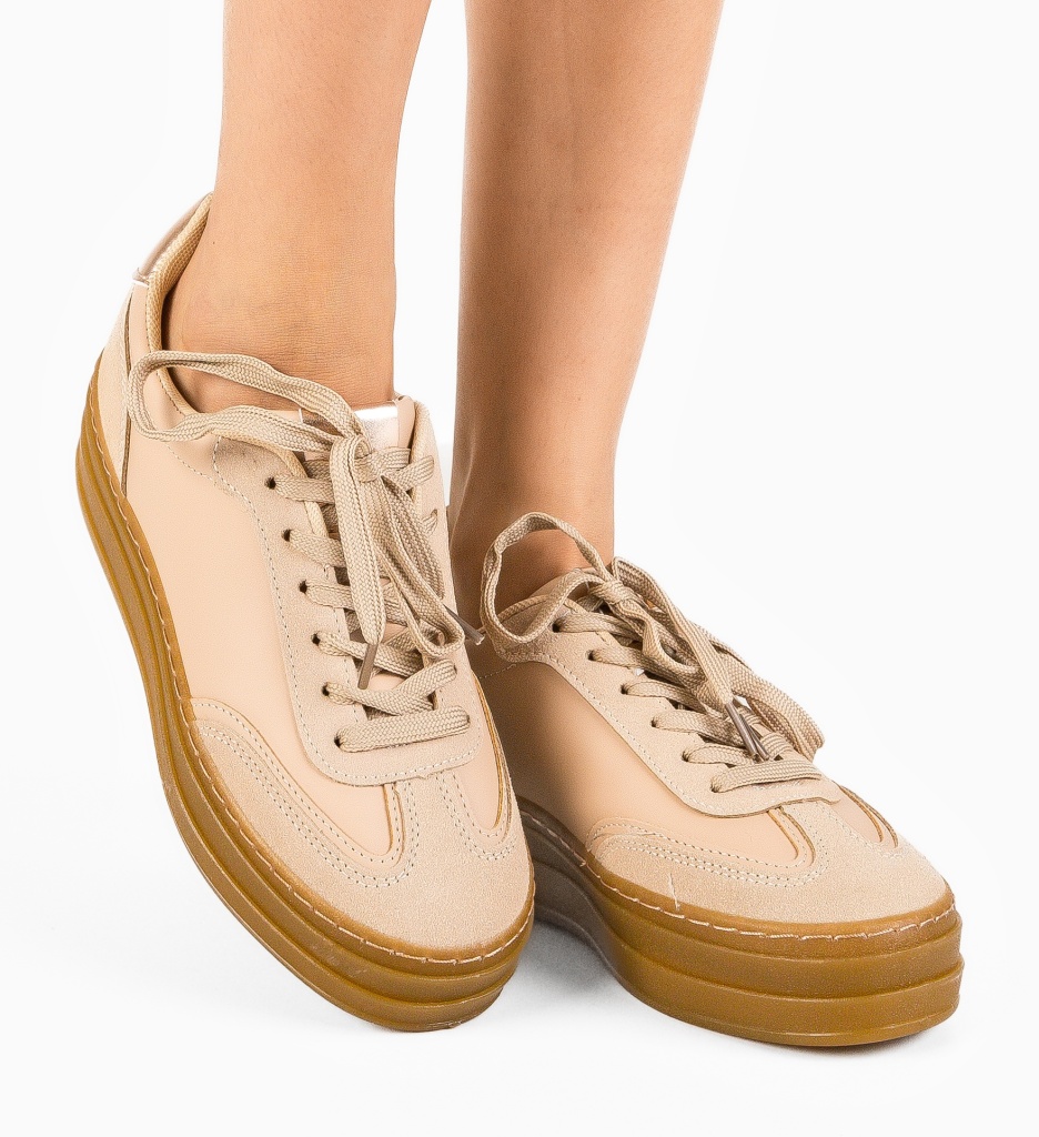 Sneakers Jaswin Khaki | Confort și Stil Urban