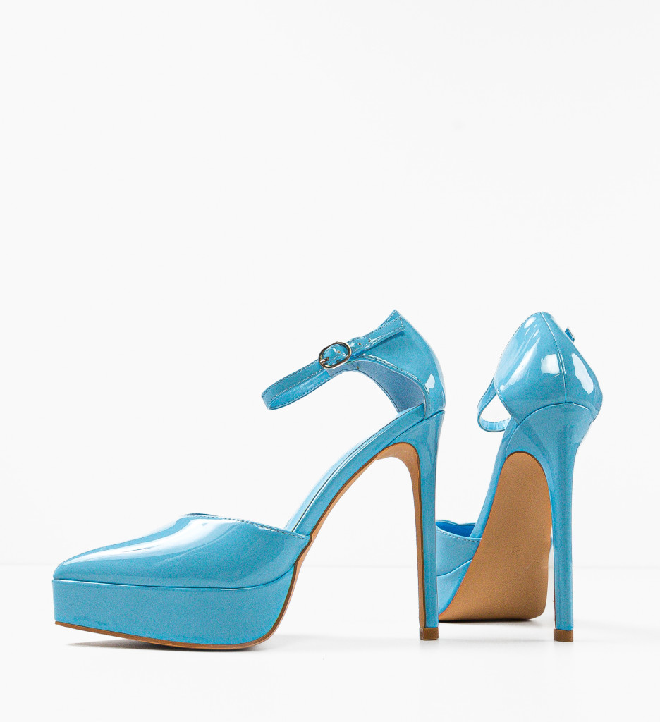 Pantofi Hohep Albaștri | Eleganță și Stil - imagine 7