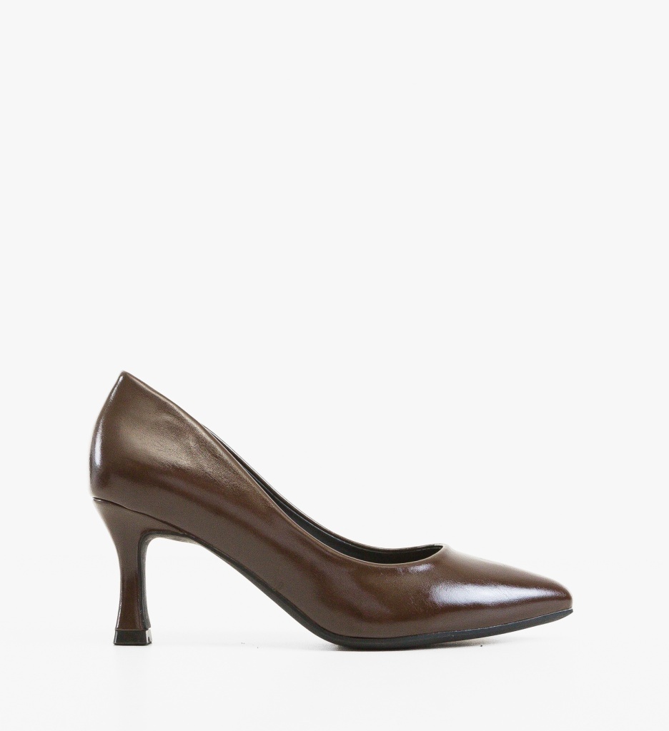 Pantofi Dama Hamilton Maro cu Toc Eleganți - imagine 6
