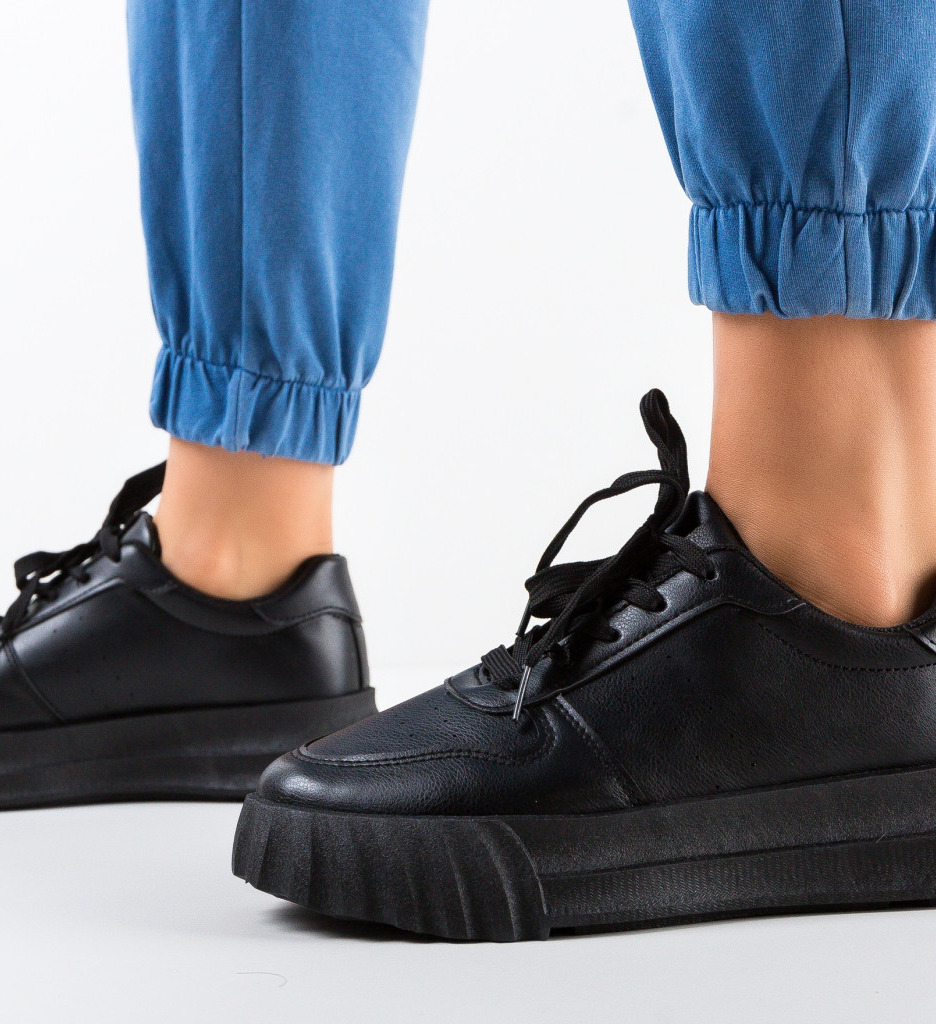 Sneakers Preston Negri | Stil și Confort Urban - imagine 5