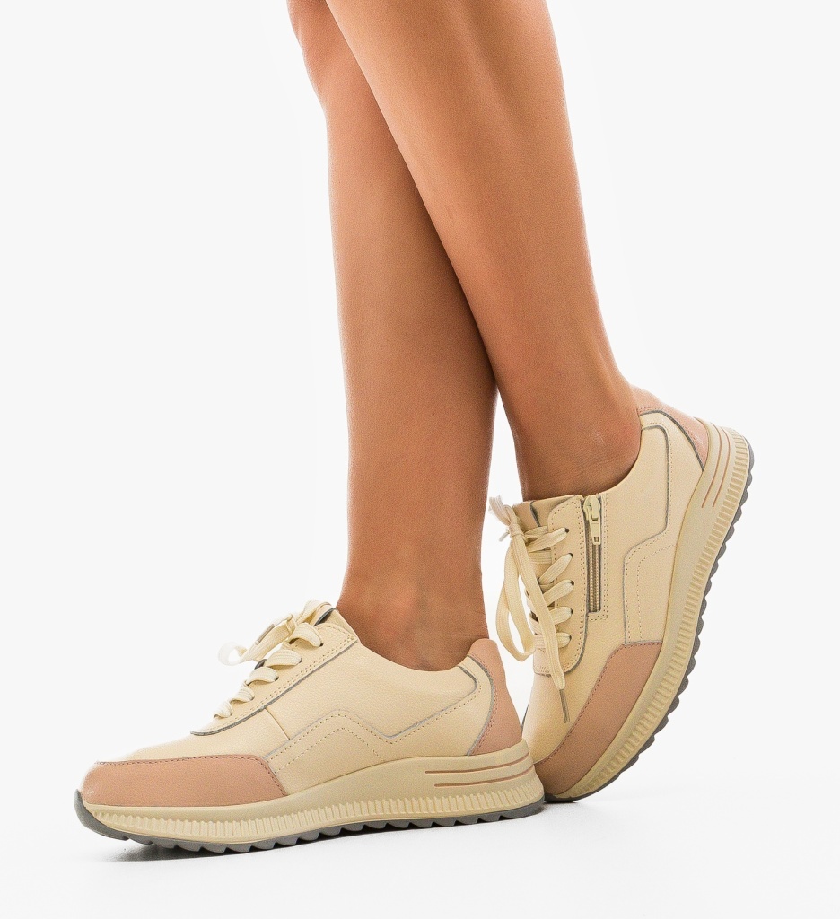 Pantofi Casual Koalka Bej 3 - Confort și Eleganță - imagine 5