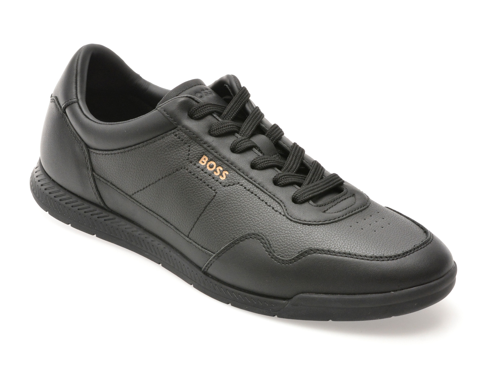 Pantofi BOSS negri din piele ecologică - Eleganță sport