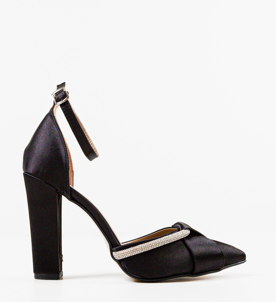 Pantofi Dama Loryna Negri | Eleganță și Stil - imagine 4