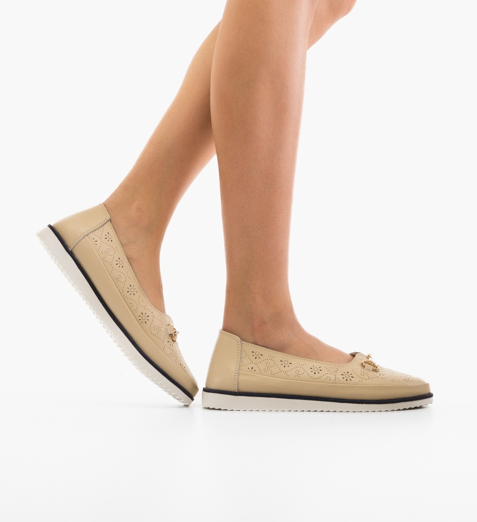 Espadrile Dama Ikram Bej - Confort și Stil Casual