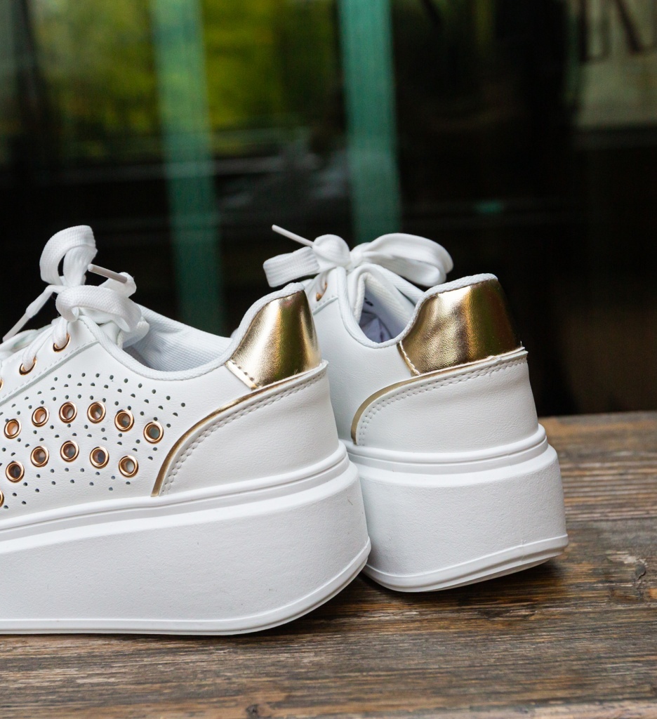 Sneakers Dama Ania Albi | Confort & Stil - imagine 5