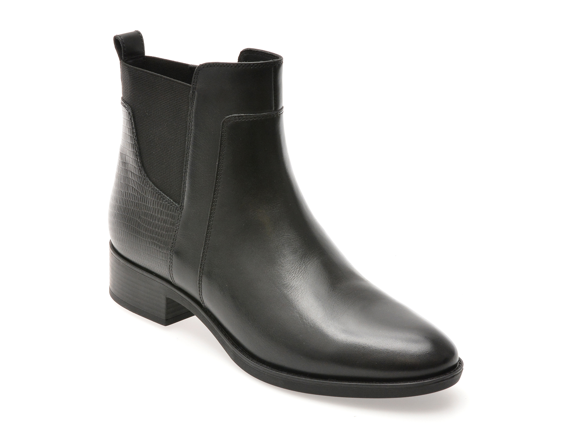 Ghete Geox Negre din Piele Naturala
