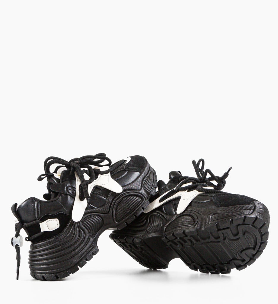 Sneakers Dama Gond Negri - Confort Urban - imagine 5