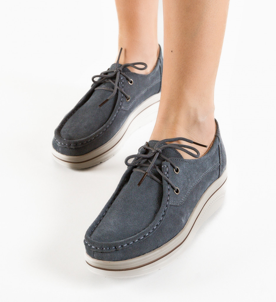 Pantofi Casual Auron Gri - Confort și Stil - imagine 2