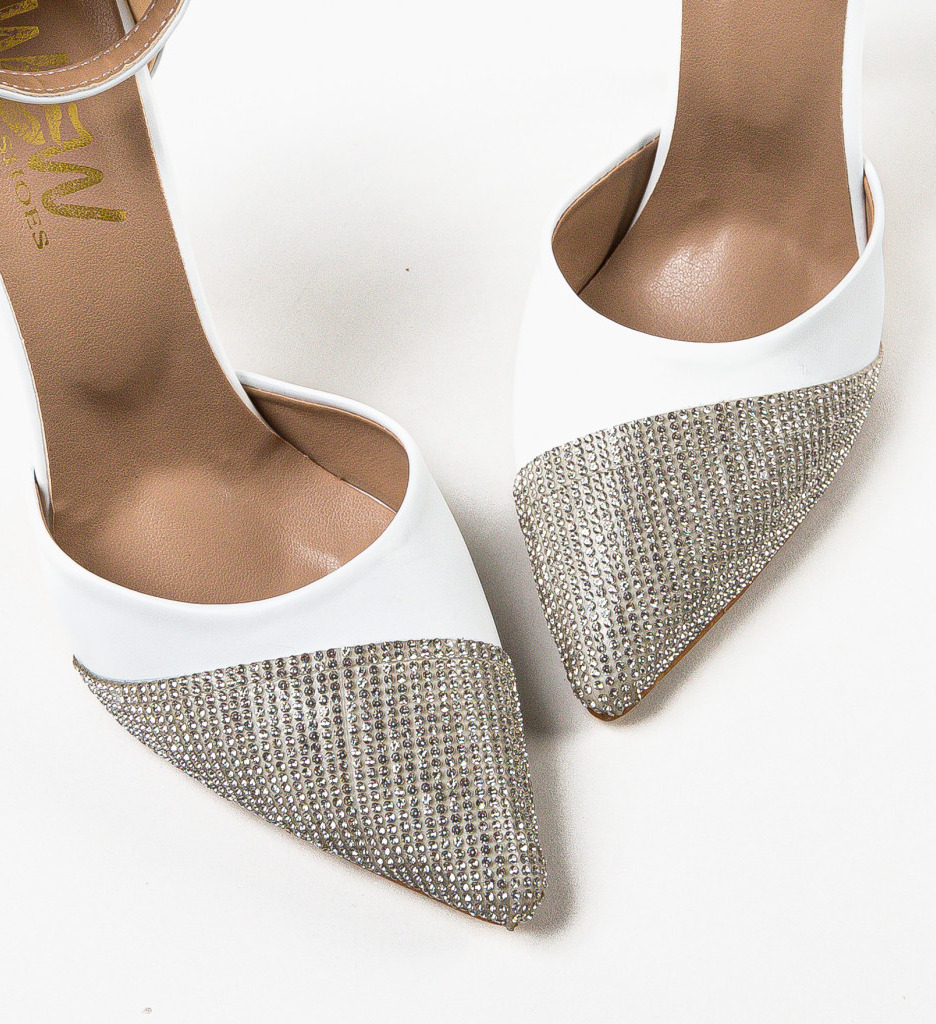 Pantofi Katar Albi | Eleganță și Stil - imagine 5