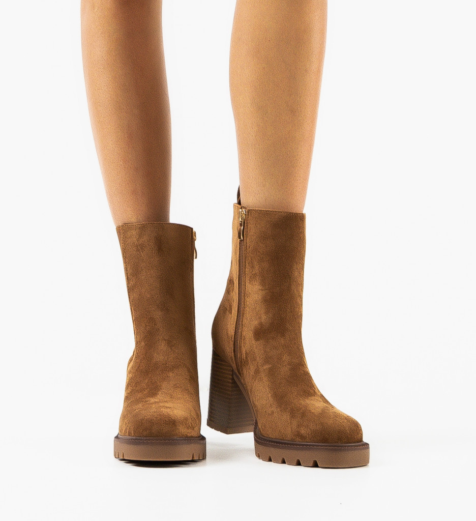 Botine Nevymar Camel | Confort & Stil Elegant - imagine 3