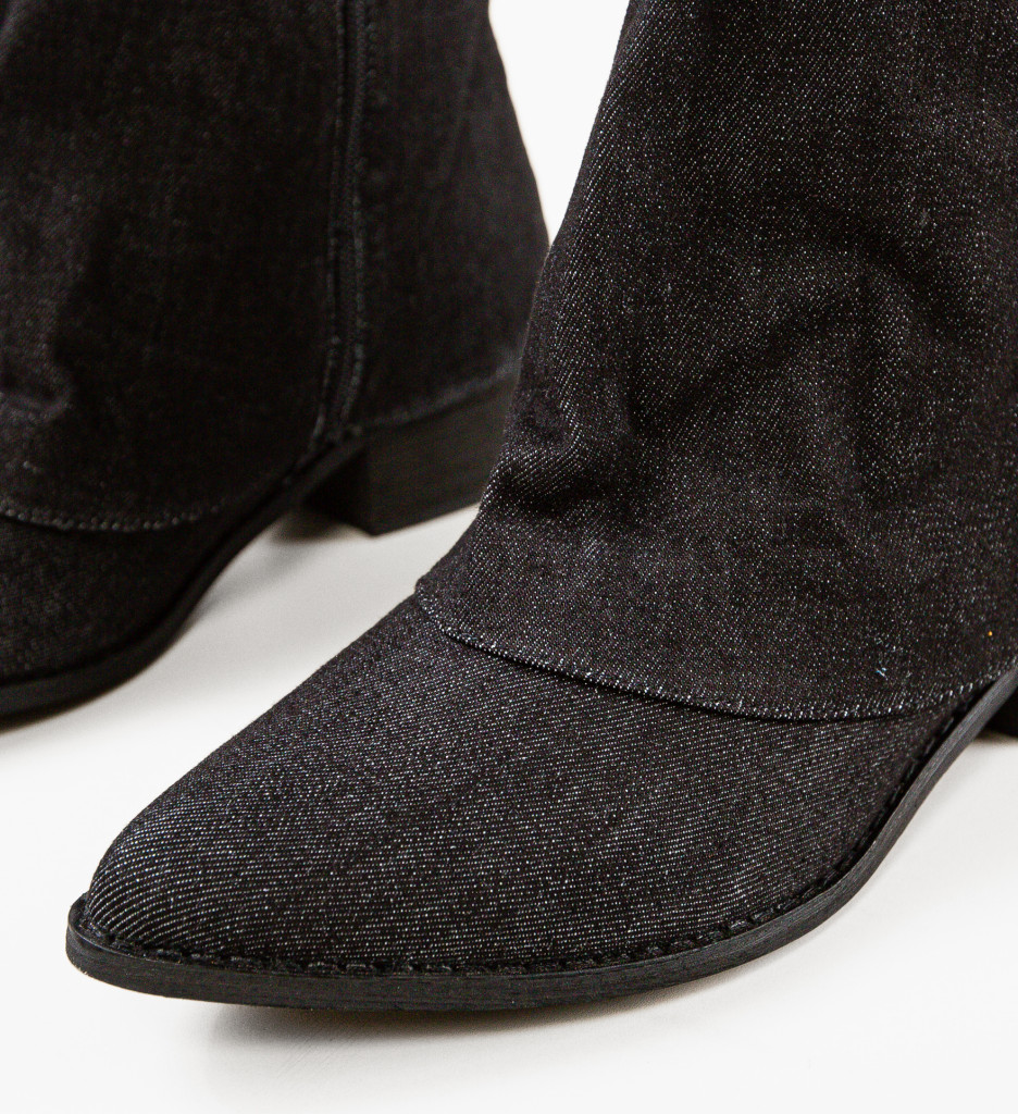 Botine Kelda Negre - Eleganță și Confort - imagine 9
