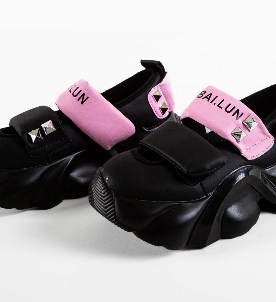 Pantofi Casual Dama Huibai Negri - Stil & Confort - imagine 6