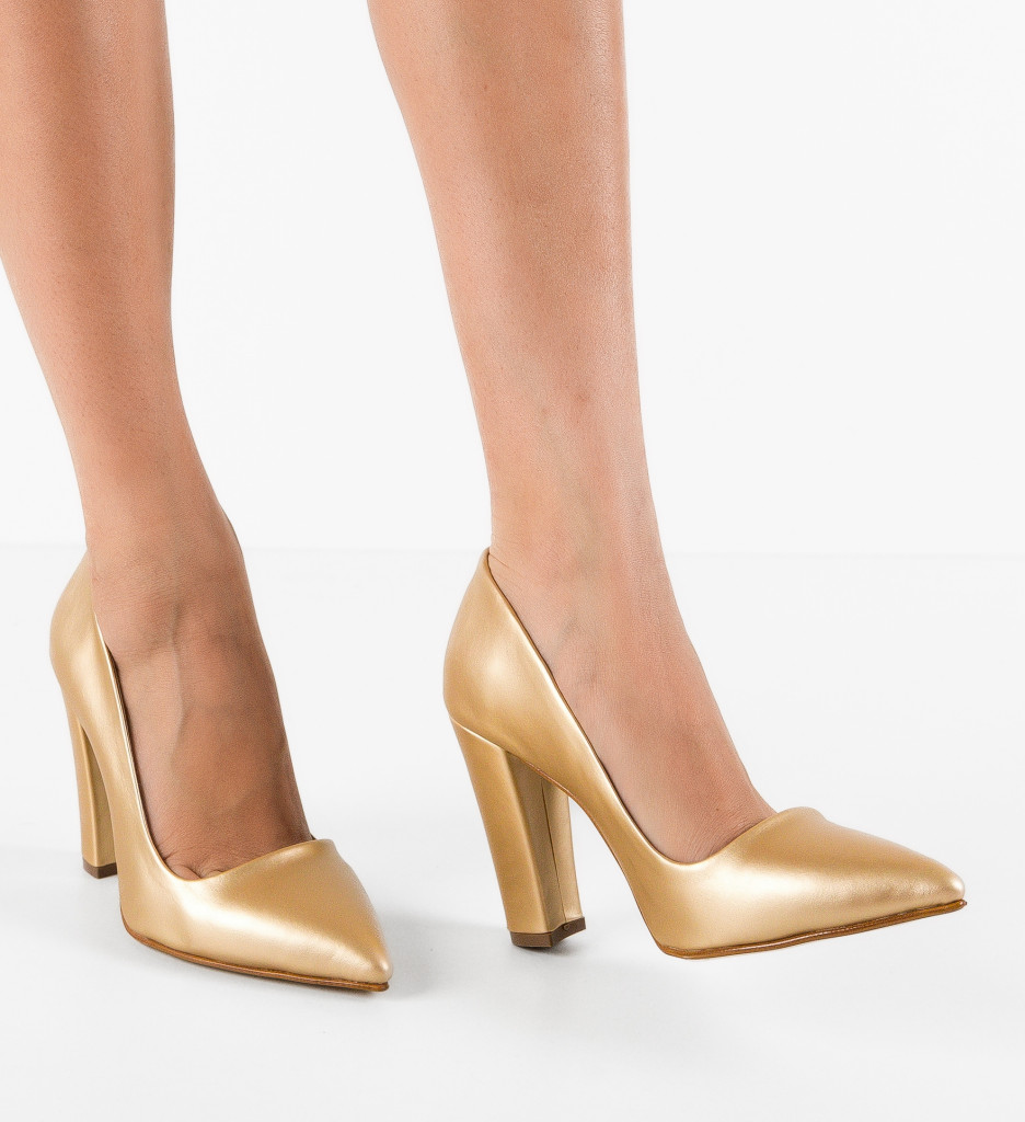 Pantofi Clashyo Aurii | Eleganță Supremă - imagine 2
