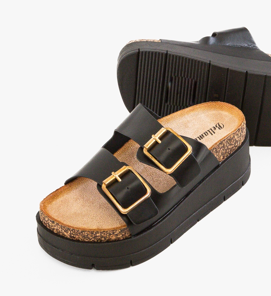 Papuci Dama Olive Negri - Confort și Stil - imagine 7