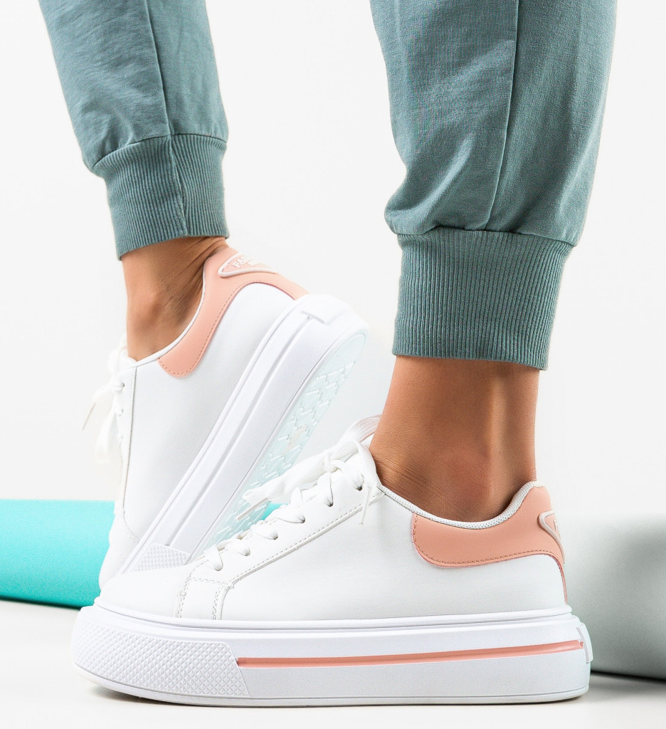 Sneakers Dama Rivers Roz - Confort și Stil - imagine 3