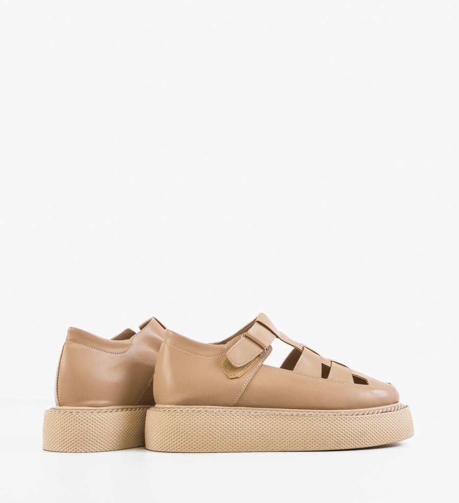Pantofi Casual Gryndy Nude | Eleganță și Confort - imagine 4