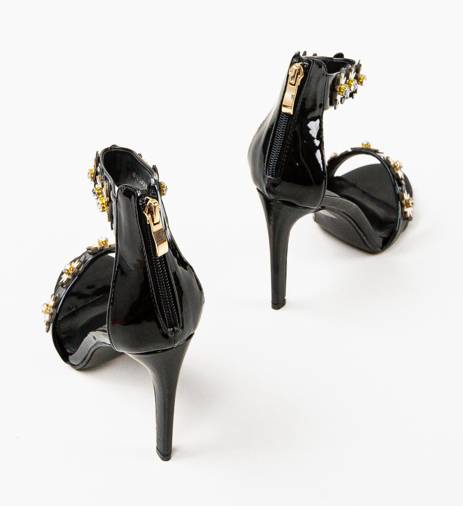 Sandale Adelbert Negre | Eleganță și Stil - imagine 4