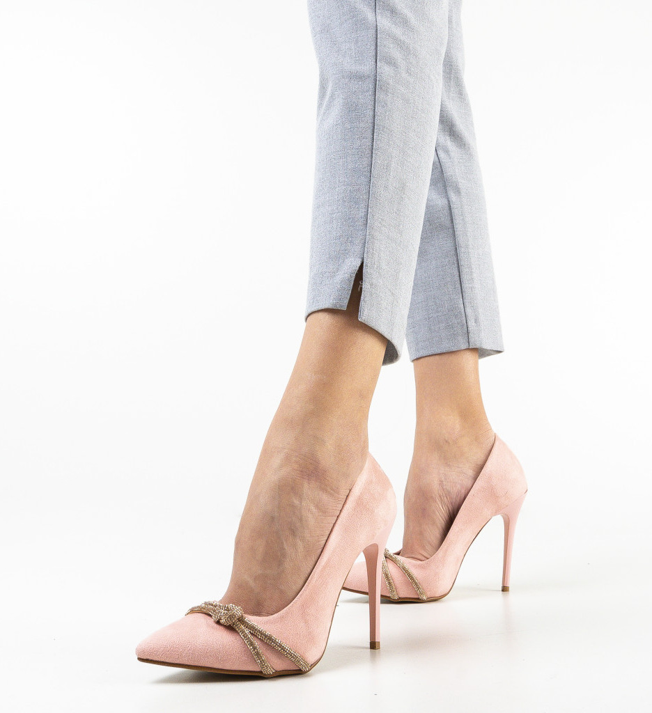Pantofi Casette Roz | Eleganță și Confort - imagine 3