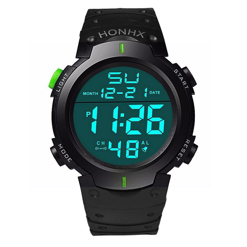 Ceas bărbătesc HONHX CS581 digital, curea silicon