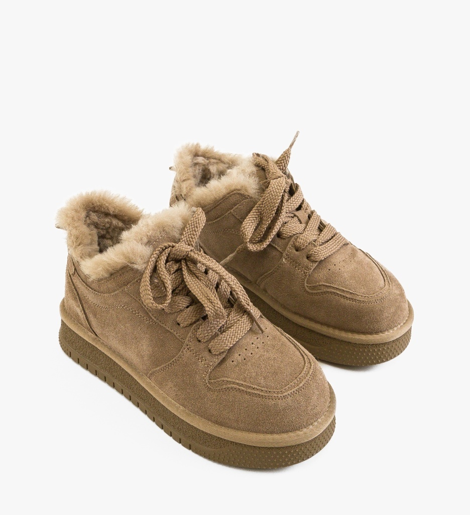Sneakers Dama Caberme Khaki | Confort și Stil - imagine 4