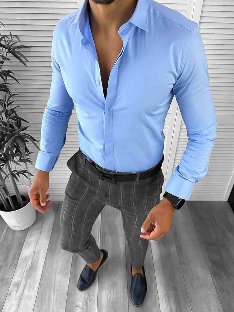 Set Smart Casual Barbati Slim Fit | 2 Piese