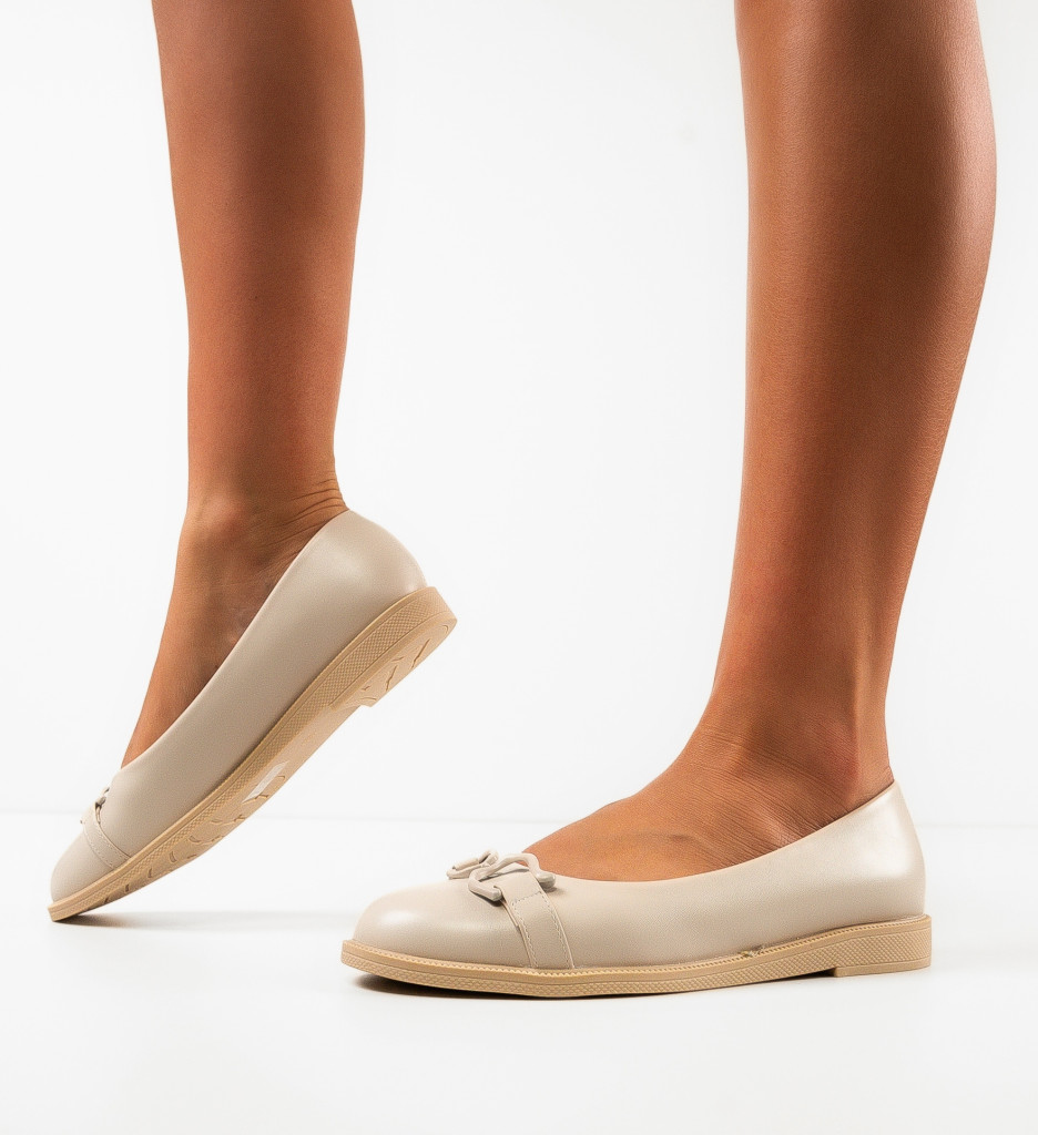 Pantofi Casual Dama Starry Bej - Confort & Stil