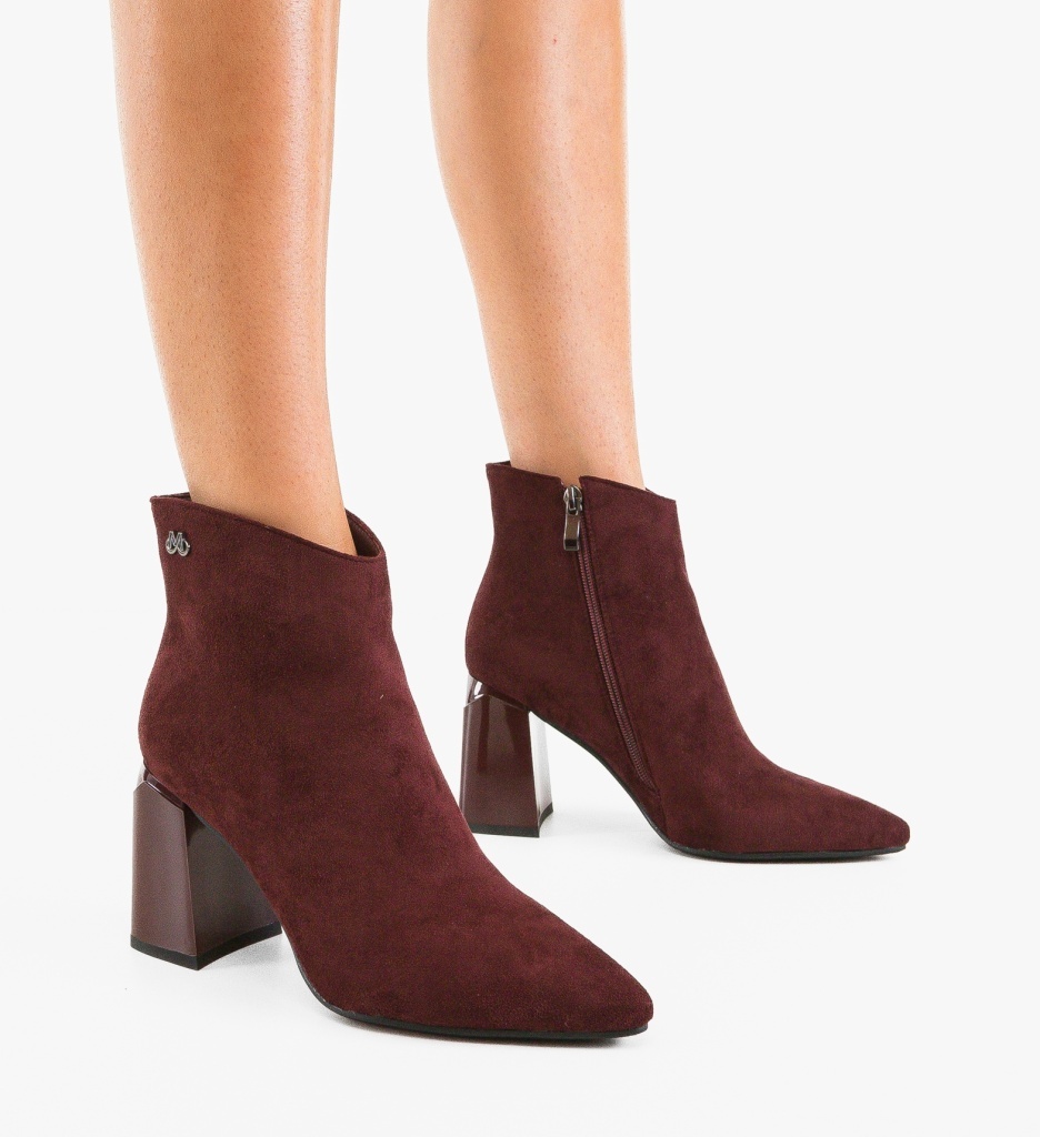 Botine Dama Magta Grena | Eleganță și Stil - imagine 3