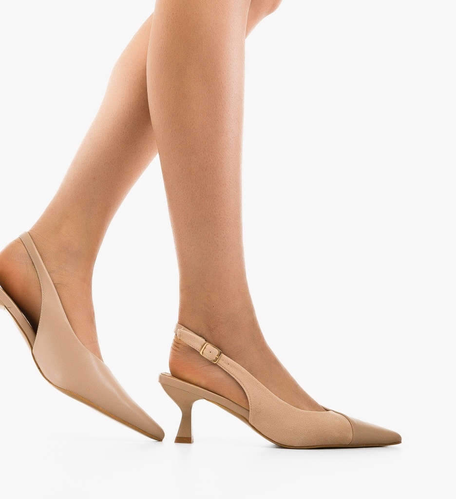 Pantofi Plant Bej | Eleganță și Confort - imagine 3