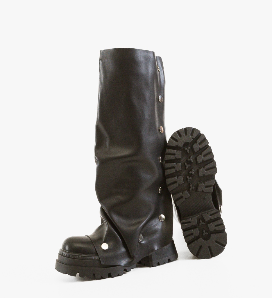 Cizme Dama Borela Negre | Eleganță Depurtat - imagine 3
