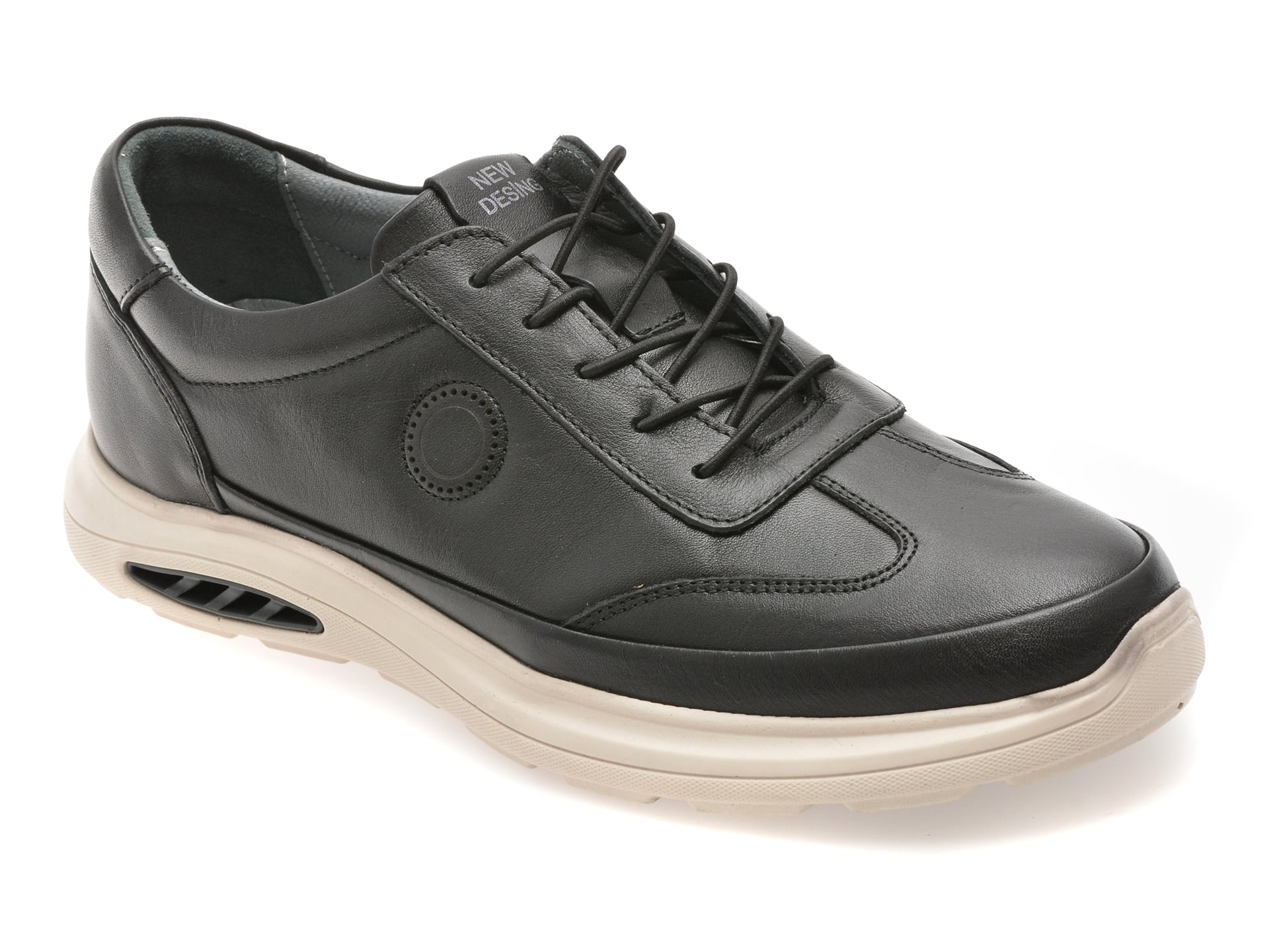 Pantofi Sport Bite The Bullet Negri Piele Naturală