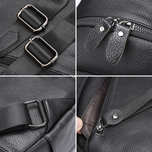 Rucsac Dama Piele Naturala Pfy Nylay GT1521 - imagine 8
