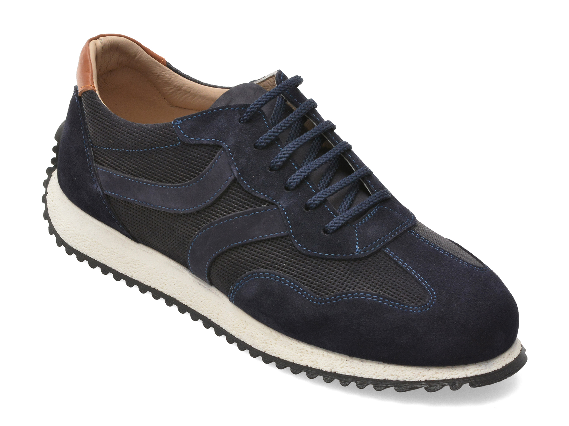 Pantofi Sport OTTER Bleumarin din Nabuc