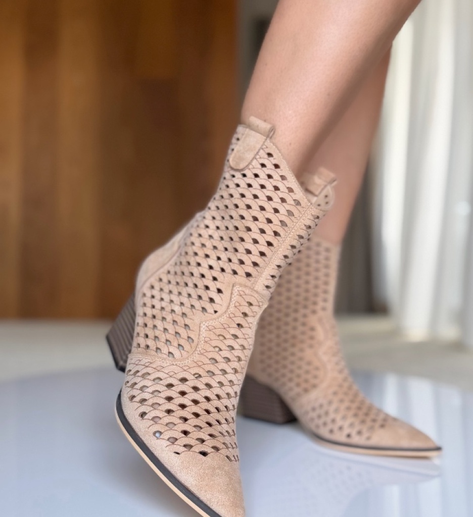 Botine Dama Syon Bej 2 - Eleganță și Confort - imagine 4