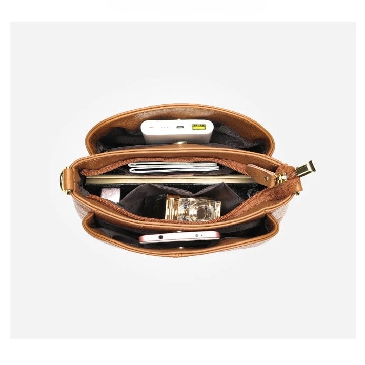 Geanta Delis Mavis Eleganta din Piele Naturala - imagine 3