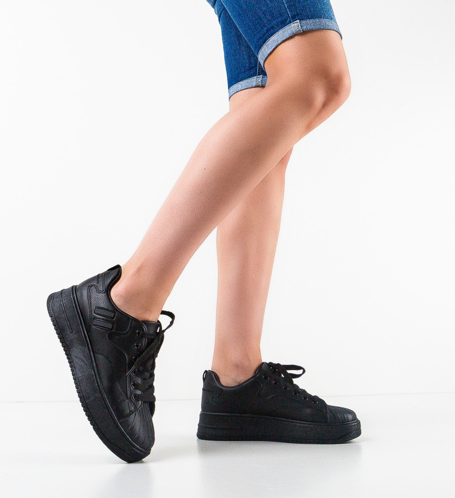 Sneakers Dama Ytara Negri - Confort și Stil - imagine 2