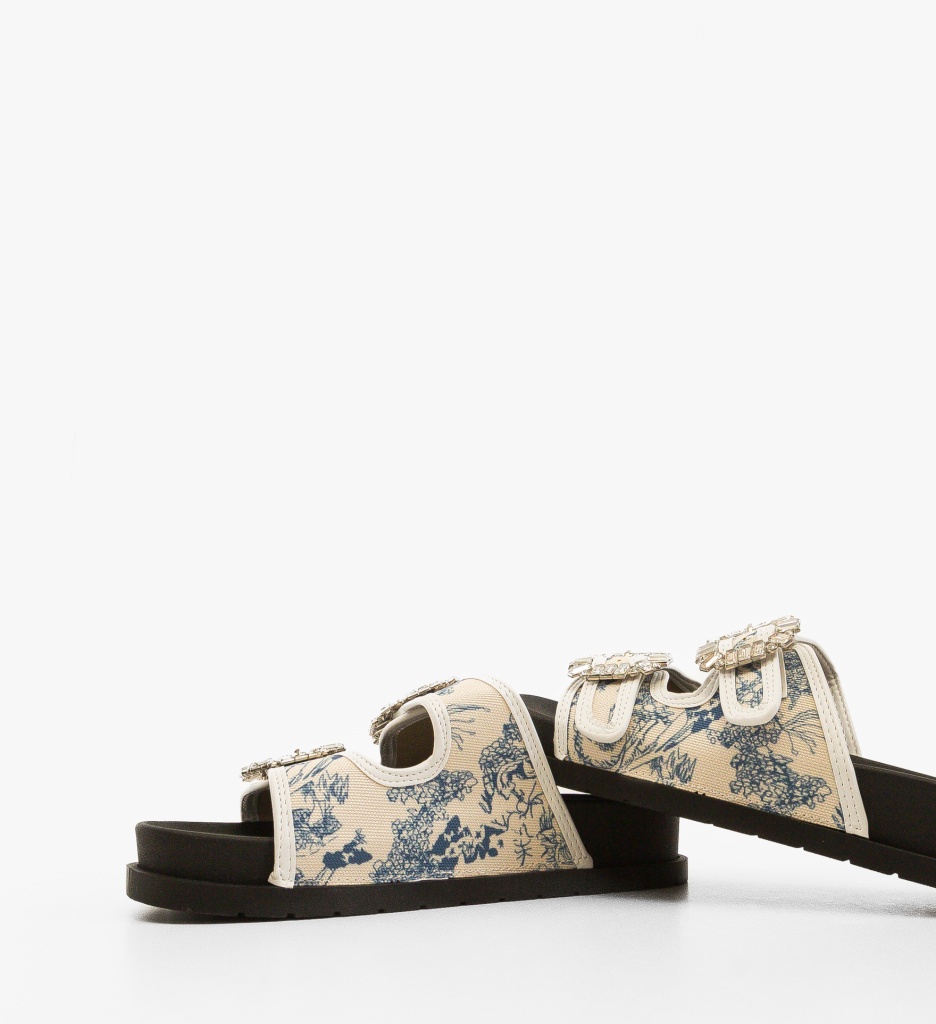 Papuci Dama Hooper Albi - Confort și Eleganță - imagine 4