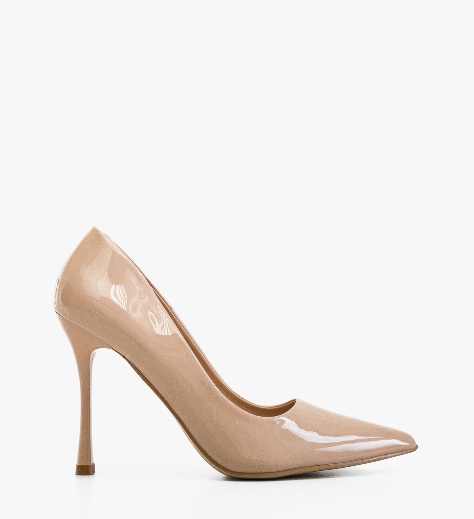Pantofi Dama Paple Nude Eleganți - imagine 6
